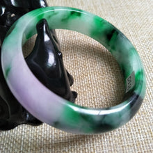 Load image into Gallery viewer, 10% OFF- 56/57/58 mm Certified Natural Jadeite Emerald Jade Bangle《Grade A》D516
