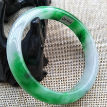 Load image into Gallery viewer, 10% OFF- 54/55/56 mm Certified Natural Jadeite Emerald Jade Bangle《Grade A》P640