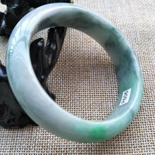 Load image into Gallery viewer, 10% OFF- 56/57/58 mm Certified Natural Jadeite Emerald Jade Bangle《Grade A》P606