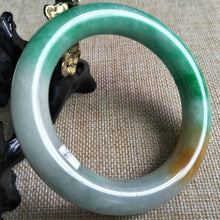 Load image into Gallery viewer, 10% OFF- 56/57/58 mm Certified Natural Jadeite Emerald Jade Bangle《Grade A》K254