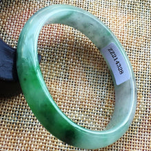 Load image into Gallery viewer, 10% OFF- 52/53/54 mm Certified Natural Jadeite Emerald Jade Bangle《Grade A》A60
