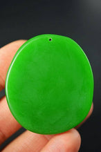 Load image into Gallery viewer, 10% OFF- Certified Natural Emerald Jade Handcarved Guanyin Pendant A19402018