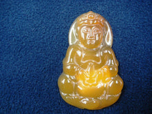 Load image into Gallery viewer, 10% OFF- Certified Natural Icy Jadeite Emerald Jade Tablet Guanyin Pendant《Grade A》3091