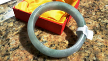Load image into Gallery viewer, 10% OFF- 58/59/60 mm Certified Natural Jadeite Emerald Jade Bangle《Grade A》A039