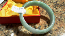 Load image into Gallery viewer, 10% OFF- 54/55/56 mm Certified Natural Jadeite Emerald Jade Bangle《Grade A》A020