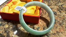 Load image into Gallery viewer, 10% OFF- 54/55/56 mm Certified Natural Jadeite Emerald Jade Bangle《Grade A》A020