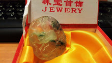 Load image into Gallery viewer, 10% OFF- Certified Natural Myanmar Icy Jadeite Emerald Jade Translucent Guanyin Pendant《Grade A》6345