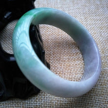 Load image into Gallery viewer, 10% OFF- 52/53/54 mm Certified Natural 3 Color Jadeite Emerald A Jade HandCarved Bracelet Bangle T829