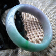 Load image into Gallery viewer, 10% OFF- 52/53/54 mm Certified Natural 3 Color Jadeite Emerald A Jade HandCarved Bracelet Bangle T829