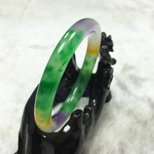 Load image into Gallery viewer, 10% OFF- 60/61/62mm Certified Natural Jadeite Emerald A*Jade HandCarved Bangle A4198