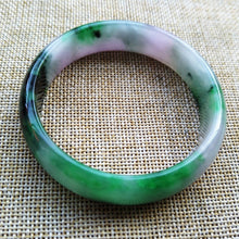Load image into Gallery viewer, 10% OFF- 56/57/58 mm Certified Natural 3 Color Jadeite Emerald A Jade HandCarved Bracelet Bangle 5058