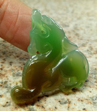 Load image into Gallery viewer, 10% OFF- Certified Natural Ice Jadeite Emerald Jade Dragon-Pixiu Pendant《Grade A》1132
