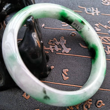 Load image into Gallery viewer, 10% OFF- 61/62/63 mm Certified Natural Jadeite Emerald Jade Bangle《Grade A》F517
