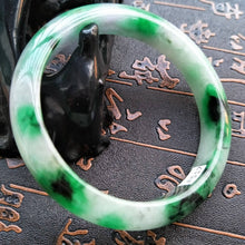 Load image into Gallery viewer, 10% OFF- 61/62/63 mm Certified Natural Jadeite Emerald Jade Bangle《Grade A》F517
