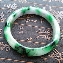 Load image into Gallery viewer, 10% OFF- 61/62/63 mm Certified Natural Jadeite Emerald Jade Bangle《Grade A》F517