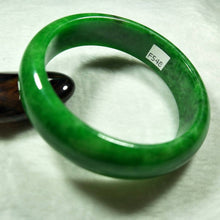 Load image into Gallery viewer, 10% OFF- 57/58/59 mm Certified Natural Jadeite Emerald Jade Bangle《Grade A》F548