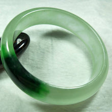 Load image into Gallery viewer, 10% OFF- 56/57/58 mm Certified Natural Jadeite Emerald Jade Bangle《Grade A》H513