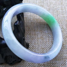 Load image into Gallery viewer, 10% OFF- 56/57/58 mm Certified Natural Jadeite Emerald Jade Bangle《Grade A》L540