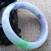 Load image into Gallery viewer, 10% OFF- 56/57/58 mm Certified Natural Jadeite Emerald Jade Bangle《Grade A》L540