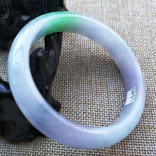 Load image into Gallery viewer, 10% OFF- 56/57/58 mm Certified Natural Jadeite Emerald Jade Bangle《Grade A》L540