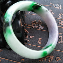 Load image into Gallery viewer, 10% OFF- 56/57/58 mm Certified Natural Jadeite Emerald Jade Bangle《Grade A》F518