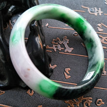 Load image into Gallery viewer, 10% OFF- 57/58/59 mm Certified Natural Jadeite Emerald Jade Bangle《Grade A》F516