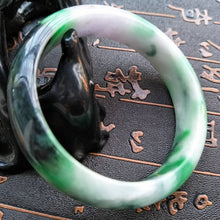 Load image into Gallery viewer, 10% OFF- 57/58/59 mm Certified Natural Jadeite Emerald Jade Bangle《Grade A》F516