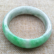 Load image into Gallery viewer, 10% OFF- 56/57/58 mm Certified Natural Jadeite Emerald A Jade HandCarved Bangle W140