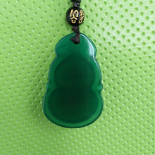 Load image into Gallery viewer, 10% OFF- Certified Natural Jadeite Emerald Jade Gourd Pendant《Grade A》