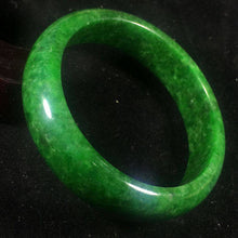 Load image into Gallery viewer, 10% OFF- 57/58/59 mm Certified Natural Jadeite Emerald Jade Bangle《Grade A》A203