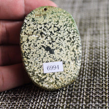 Load image into Gallery viewer, 10% OFF- Certified Natural Jadeite Emerald Jade Tablet Tiger Pendant 《Grade A》6994
