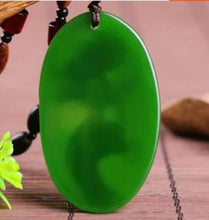 Load image into Gallery viewer, 10% OFF- Certified Natural Jadeite Emerald Jade Lotus Pendant《Grade A》
