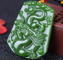Load image into Gallery viewer, 10% OFF- Certified Natural Jadeite Emerald Jade Dragon Pendant《Grade A》