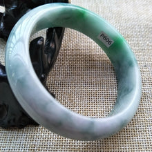 Load image into Gallery viewer, 10% OFF- 56/57/58 mm Certified Natural Jadeite Emerald Jade Bangle《Grade A》P606