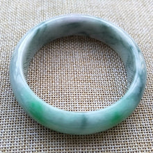 Load image into Gallery viewer, 10% OFF- 56/57/58 mm Certified Natural Jadeite Emerald Jade Bangle《Grade A》P606