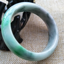 Load image into Gallery viewer, 10% OFF- 56/57/58 mm Certified Natural Jadeite Emerald Jade Bangle《Grade A》P606