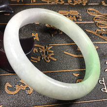 Load image into Gallery viewer, 10% OFF- 59/60/61 mm Certified Natural Jadeite Emerald Jade Bangle《Grade A》A041