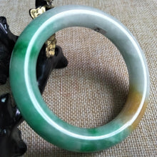 Load image into Gallery viewer, 10% OFF- 56/57/58 mm Certified Natural Jadeite Emerald Jade Bangle《Grade A》K254