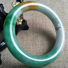 Load image into Gallery viewer, 10% OFF- 56/57/58 mm Certified Natural Jadeite Emerald Jade Bangle《Grade A》K254