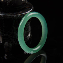 Load image into Gallery viewer, 10% OFF- 58/59/60 mm Certified Natural Jadeite Emerald Jade Bangle《Grade A》A4197