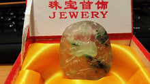 Load image into Gallery viewer, 10% OFF- Certified Natural Myanmar Icy Jadeite Emerald Jade Translucent Guanyin Pendant《Grade A》6345