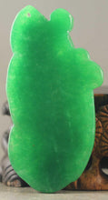 Load image into Gallery viewer, 10% OFF- Certified Natural Icy Jadeite Emerald A*Jade HandCarved Guanyin Pendant A1940