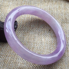 Load image into Gallery viewer, 10% OFF- 58/59/60 mm Certified Natural Jadeite Emerald A*Jade Handcarved Bangle A111