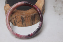 Load image into Gallery viewer, 10% OFF- 57/58/59 mm Certified Natural Red Emerald A*Jade Handcarved Bangle B285