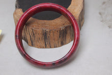 Load image into Gallery viewer, 10% OFF- 57/58/59 mm Certified Natural Red Emerald A*Jade Handcarved Bangle B279