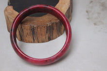 Load image into Gallery viewer, 10% OFF- 57/58/59 mm Certified Natural Red Emerald A*Jade Handcarved Bangle B279