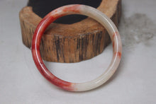 Load image into Gallery viewer, 10% OFF- 58/59/60 mm Certified Natural Red Emerald A*Jade Handcarved Bangle B289