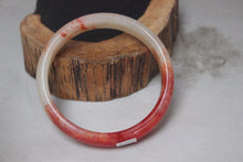 Load image into Gallery viewer, 10% OFF- 58/59/60 mm Certified Natural Red Emerald A*Jade Handcarved Bangle B289