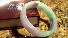 Load image into Gallery viewer, 10% OFF- 53/54/55 mm Certified Natural Jadeite Emerald Jade Bangle《Grade A》A664