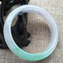 Load image into Gallery viewer, 10% OFF- 54/55/56 mm Certified Natural 3 Color Jadeite Emerald A Jade HandCarved Bracelet Bangle Z211